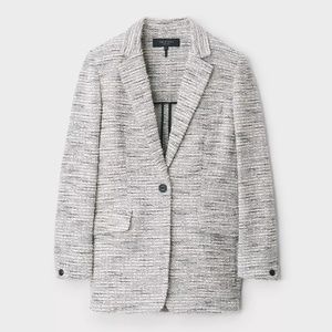 RAG & BONE Ames Deconstructed Cotton Blazer